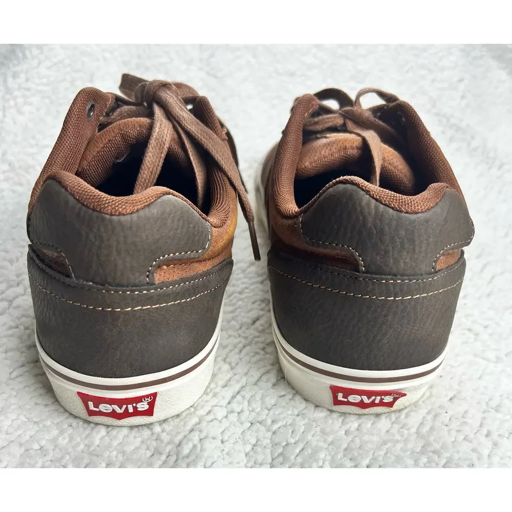 Levi's Miles WX Stacked Classic Casual Brown Sneakers Shoes Mens - Size 9.5 - K4